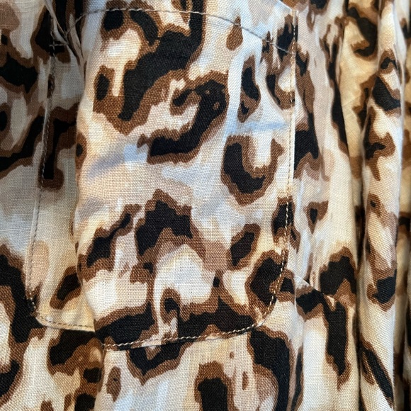 Ruby Rd. Leopard Print Button Down Shirt - Picture 4 of 9